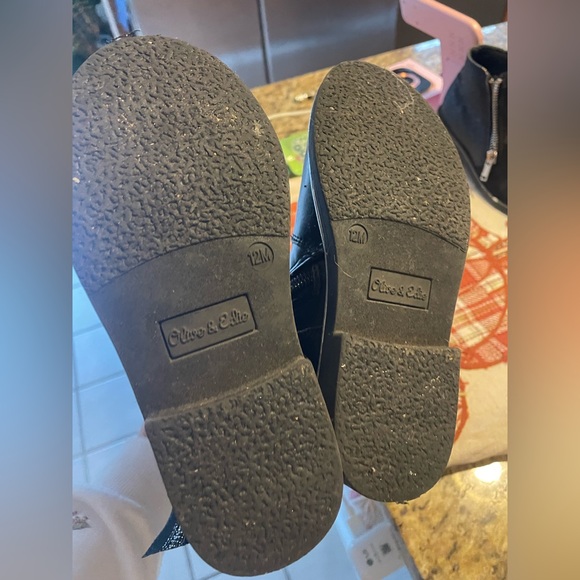 Olive & Edie Black Boots with Ribbon Detail size 12 - Picture 2 of 6